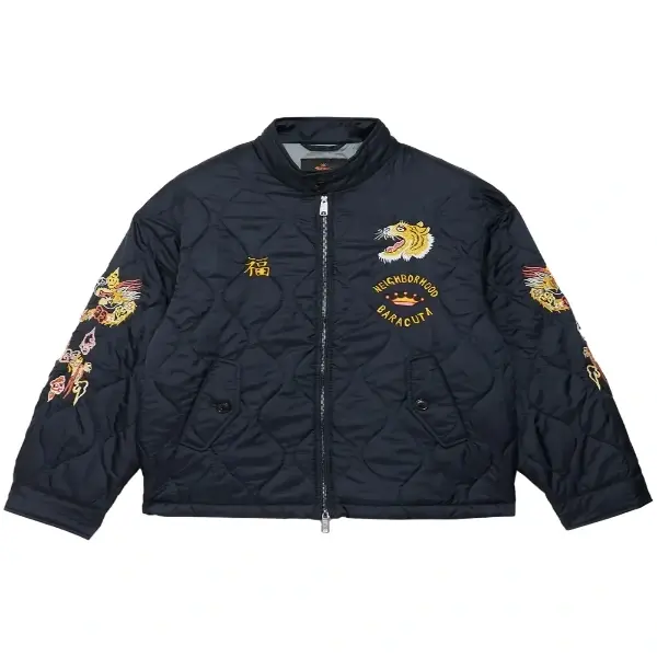 Embroidered Bomber Jacket